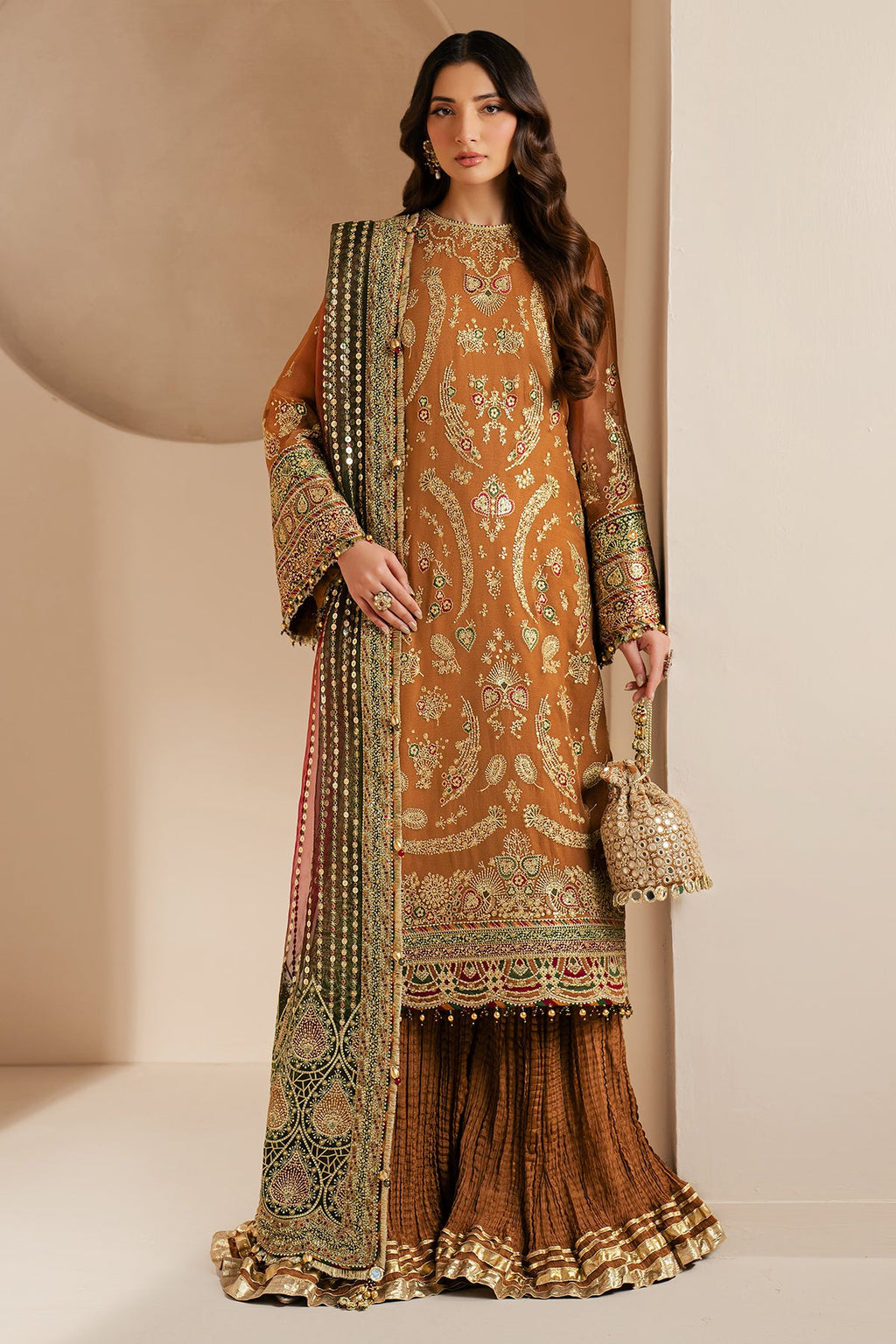 EMBROIDERED CHIFFON WF'25-08